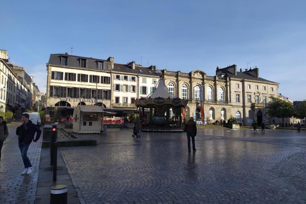 Logement Atypique Bien Etre Au Coeur De La Nature Quimper Exteriör bild
