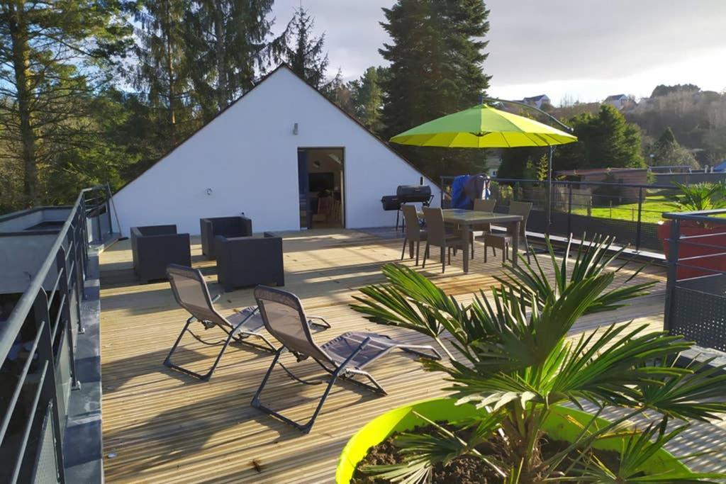 Logement Atypique Bien Etre Au Coeur De La Nature Quimper Exteriör bild